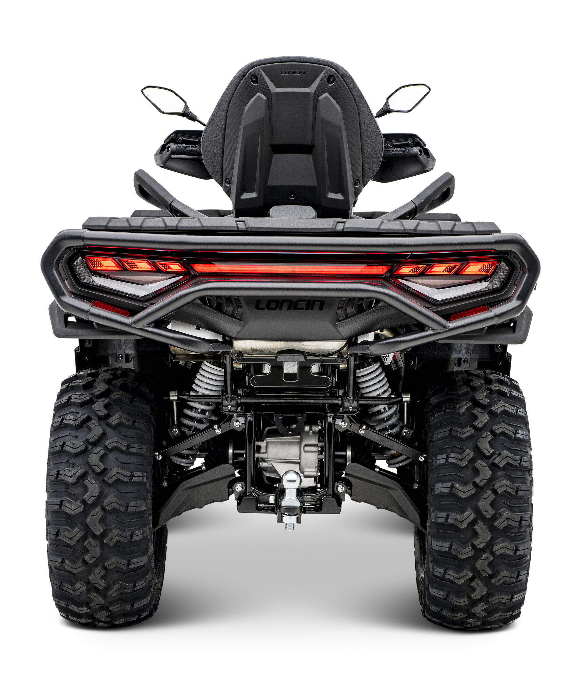 Loncin XWolf 1000 ATV in Blau von hinten im Studio