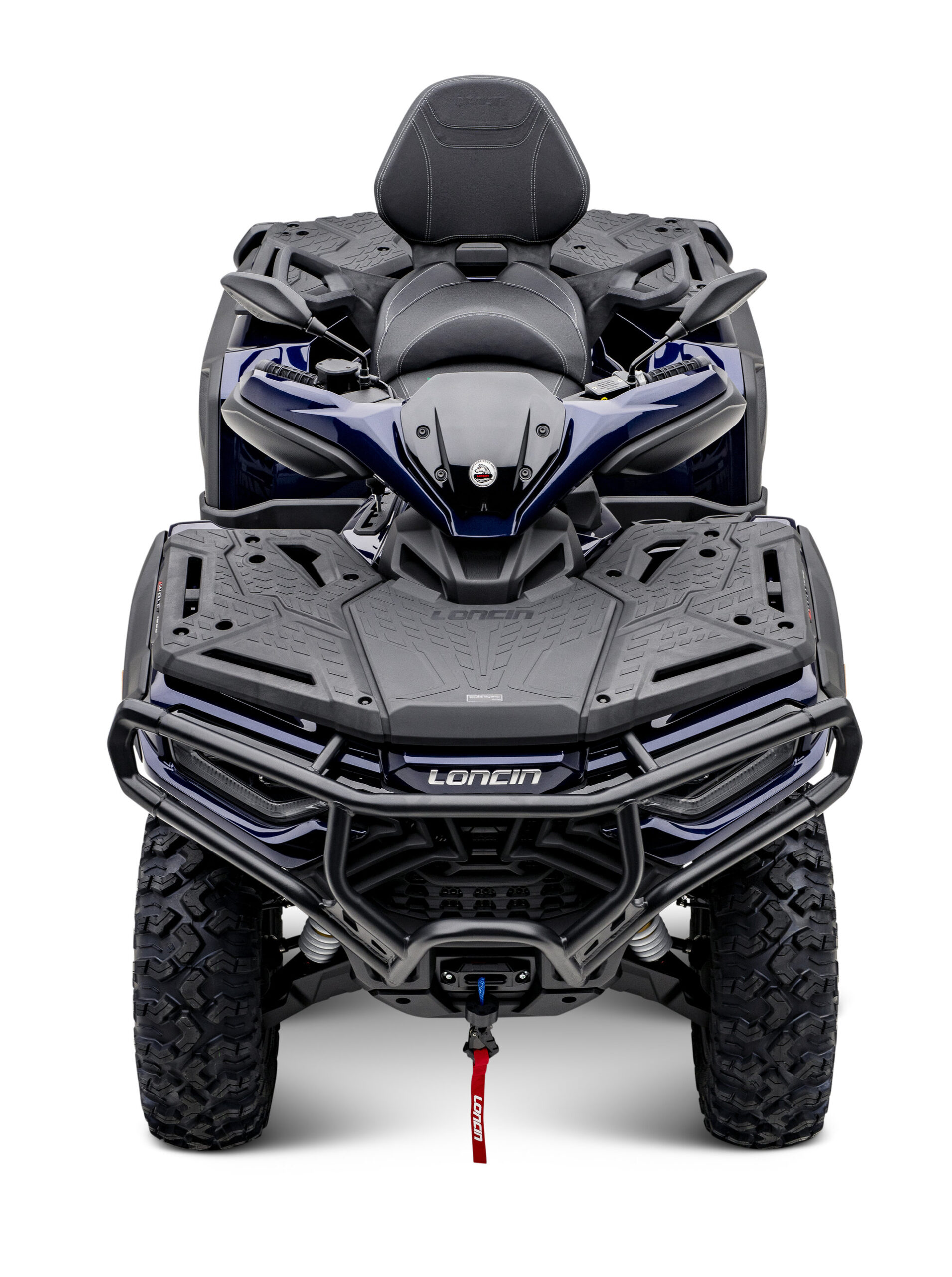 Loncin XWolf 1000 ATV in Blau von vorne oben im Studio