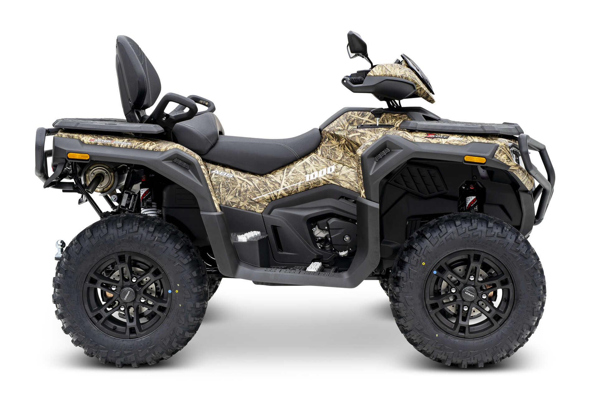 Loncin XWolf 1000 ATV in Camouflage von der rechten Seite im Studio