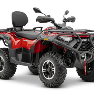 Loncin XWolf 550 ABS EPS ATV in Rot schräg von vorne rechts im Studio