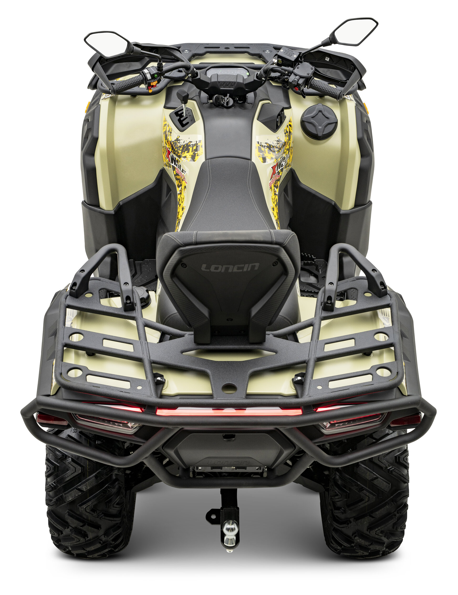 Loncin XWolf 550L (T3b ABS) Sand – Ansicht hinten oben | Loncin ATV bei Brunner ATV Nation Augsburg