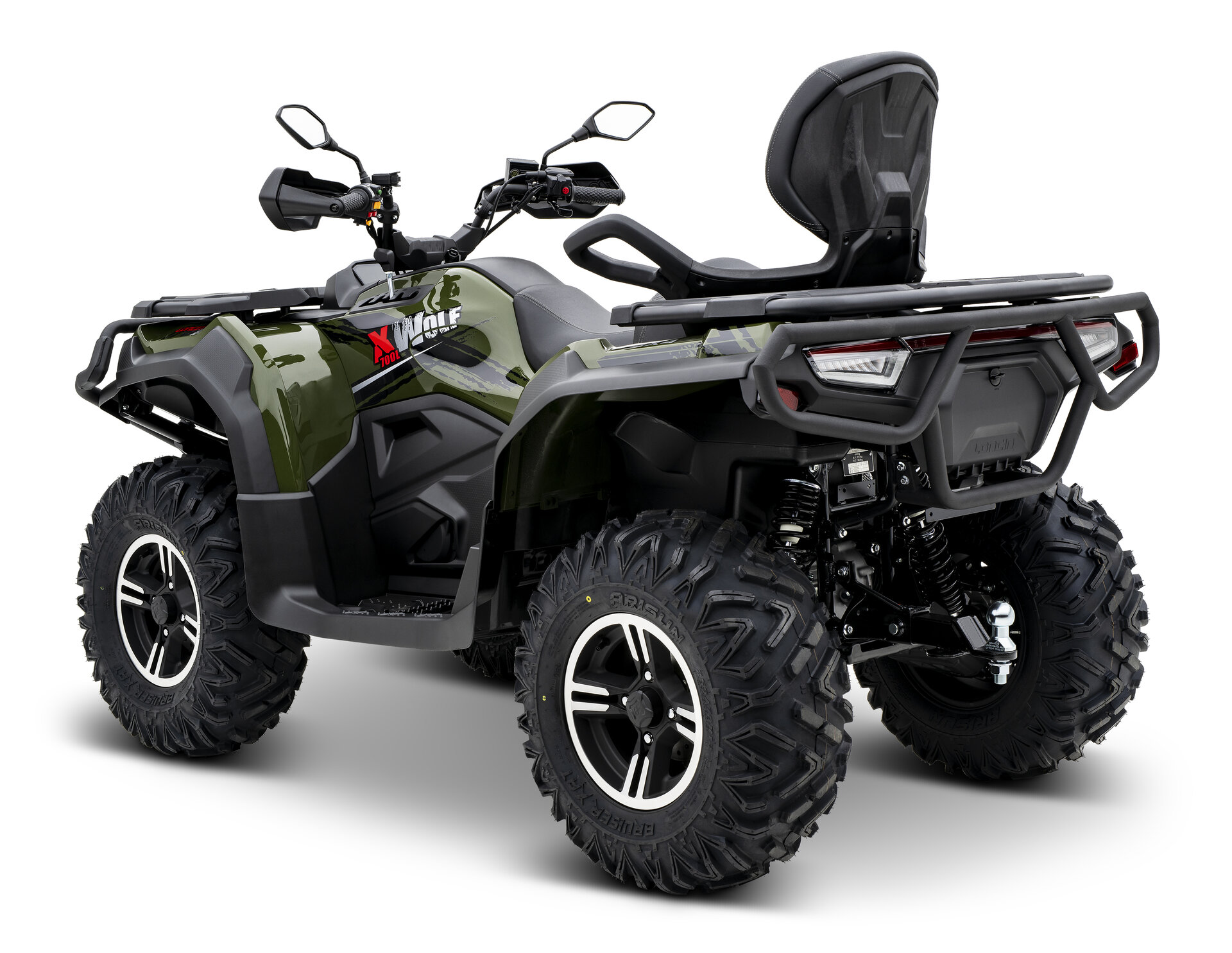 Loncin XWolf 700L (T3b ABS) Grün – 3/4-Ansicht hinten links | Loncin ATV bei Brunner ATV Nation Augsburg