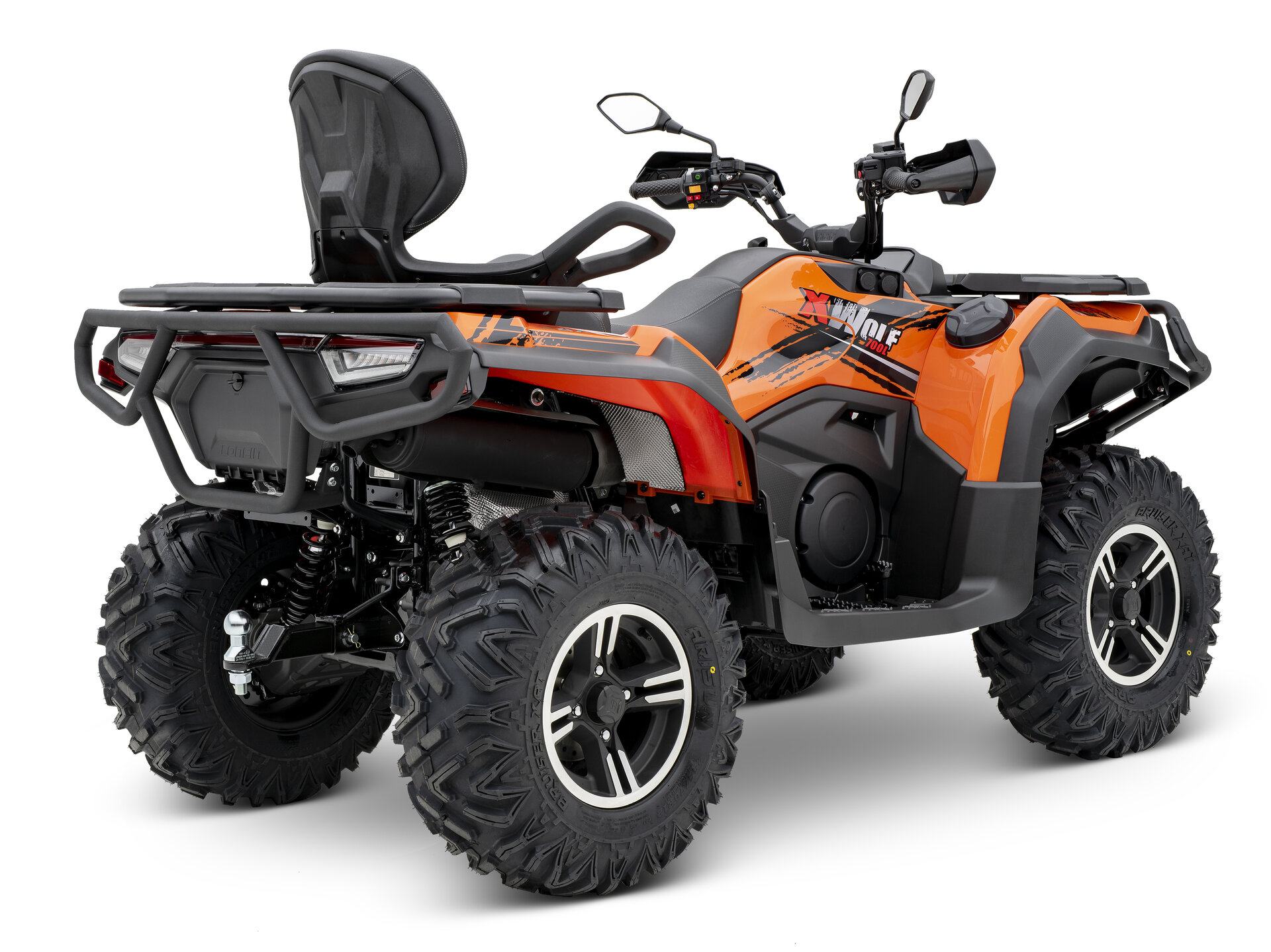 Loncin XWolf 700L (T3b ABS) Orange – 3/4-Ansicht hinten rechts | Loncin ATV bei Brunner ATV Nation Augsburg