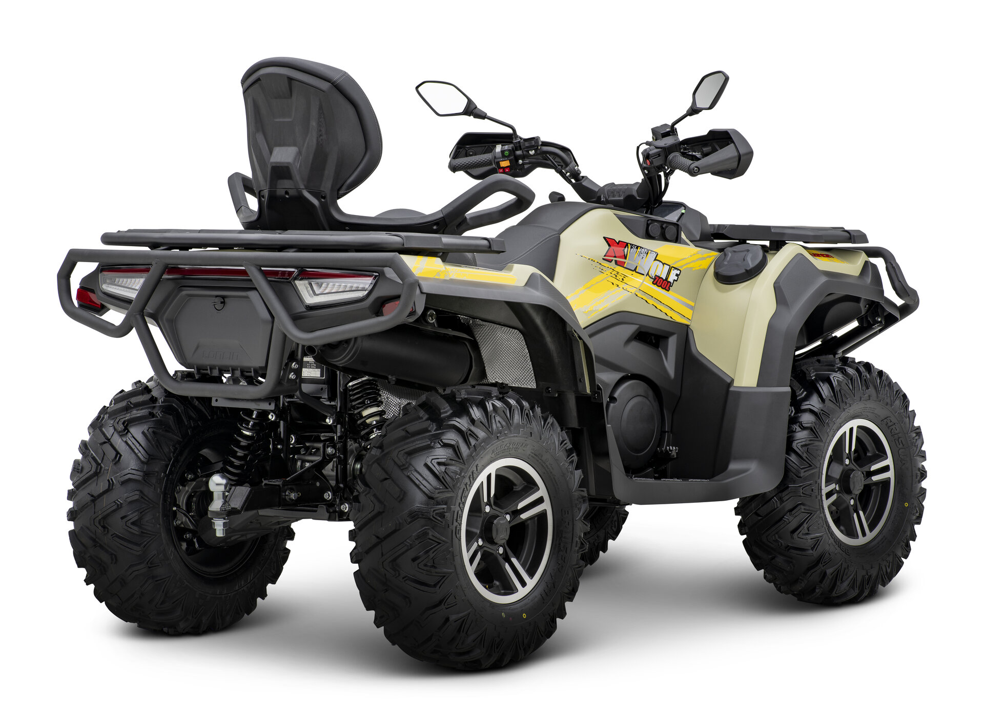 Loncin XWolf 700L (T3b ABS) Sand – 3/4-Ansicht hinten rechts | Loncin ATV bei Brunner ATV Nation Augsburg