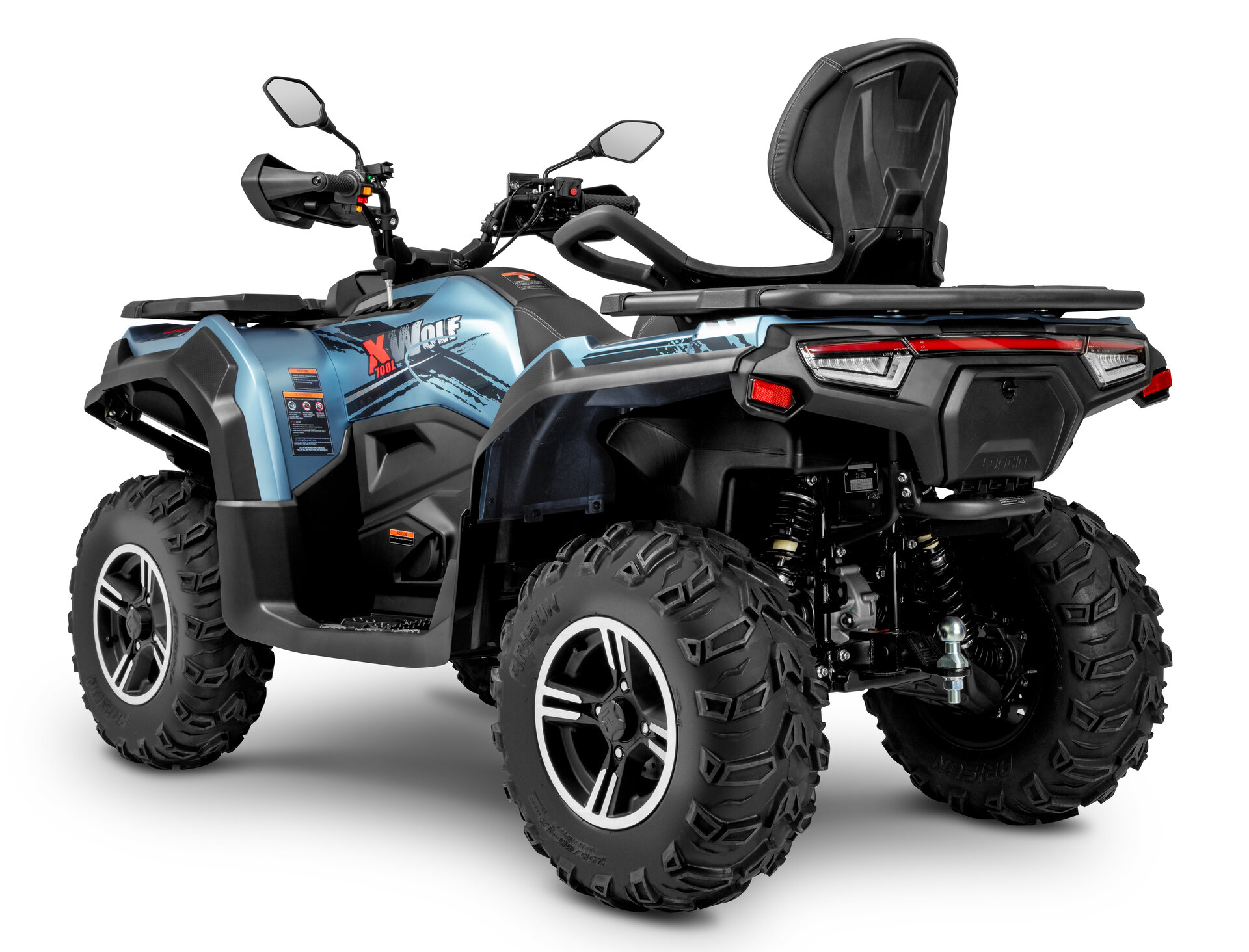 Loncin XWolf 700L (T3b) Blau – 3/4-Ansicht hinten links | Loncin ATV bei Brunner ATV Nation Augsburg