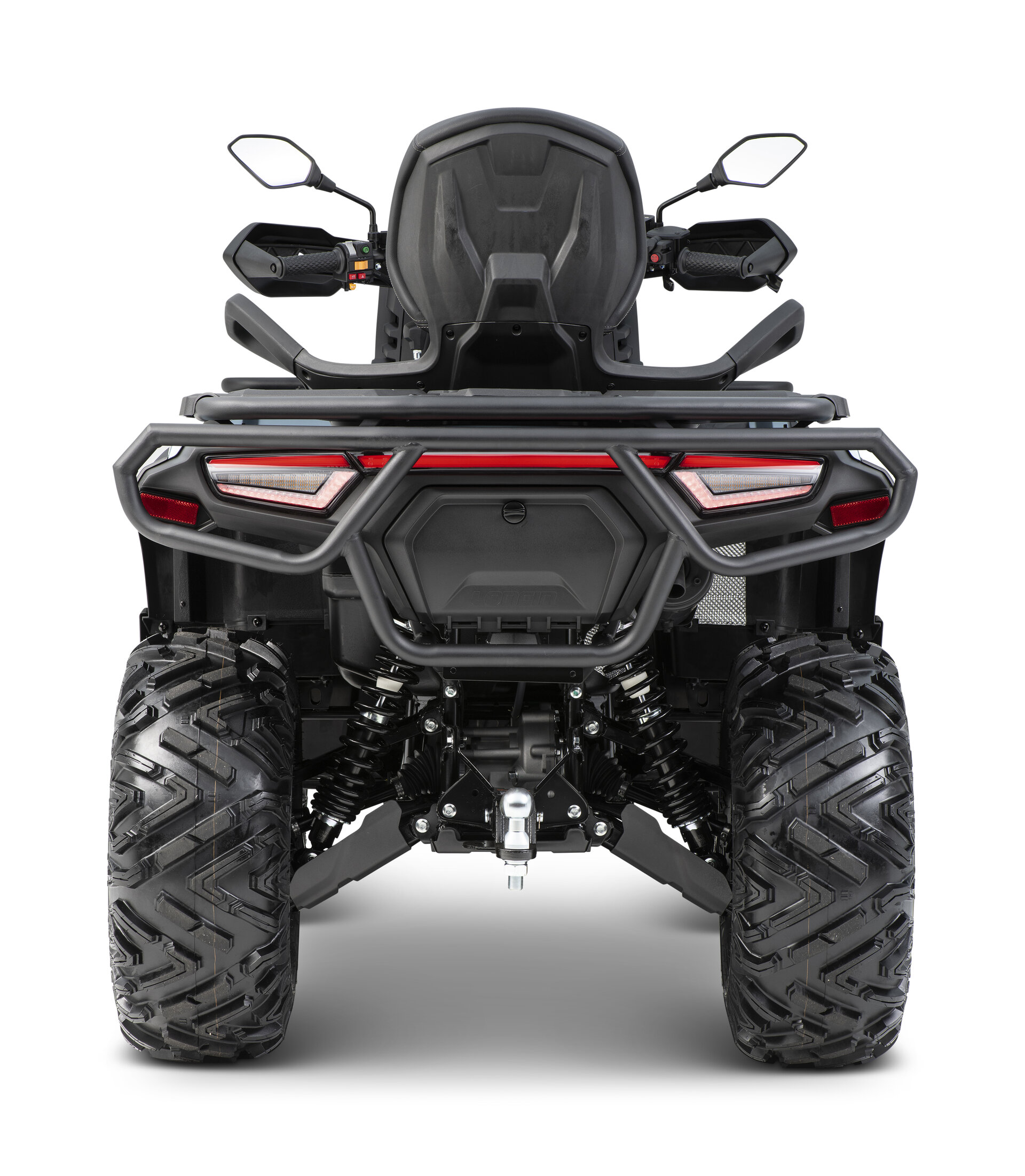 Loncin XWolf 700 Muddy ATV in Blau von hinten im Studio