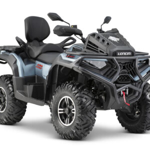 Loncin XWolf 700 Muddy ATV in Blau schräg von vorne rechts im Studio