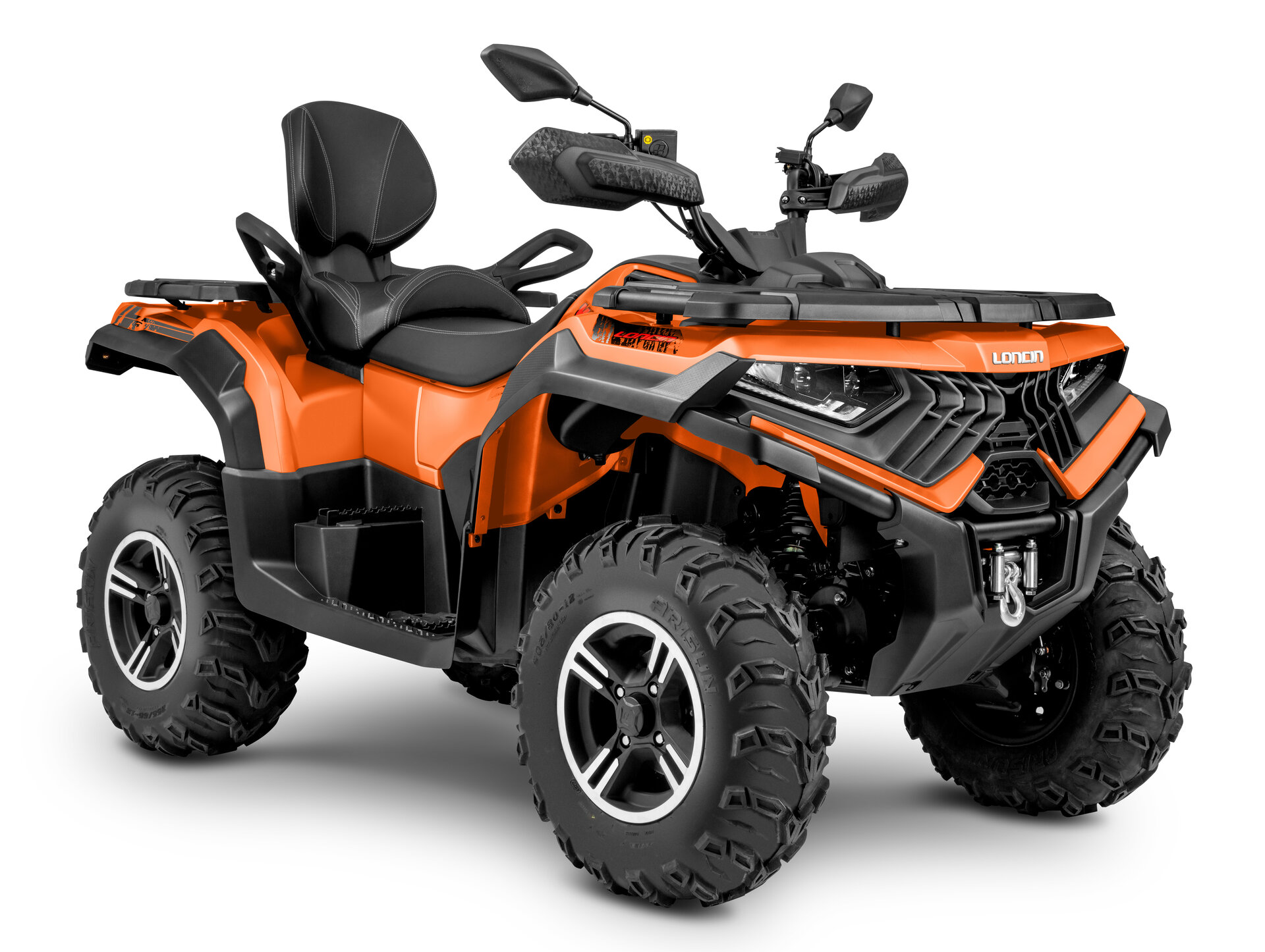 Loncin XWolf 700L (T3b) Orange – 3/4-Ansicht vorne rechts | Loncin ATV bei Brunner ATV Nation Augsburg