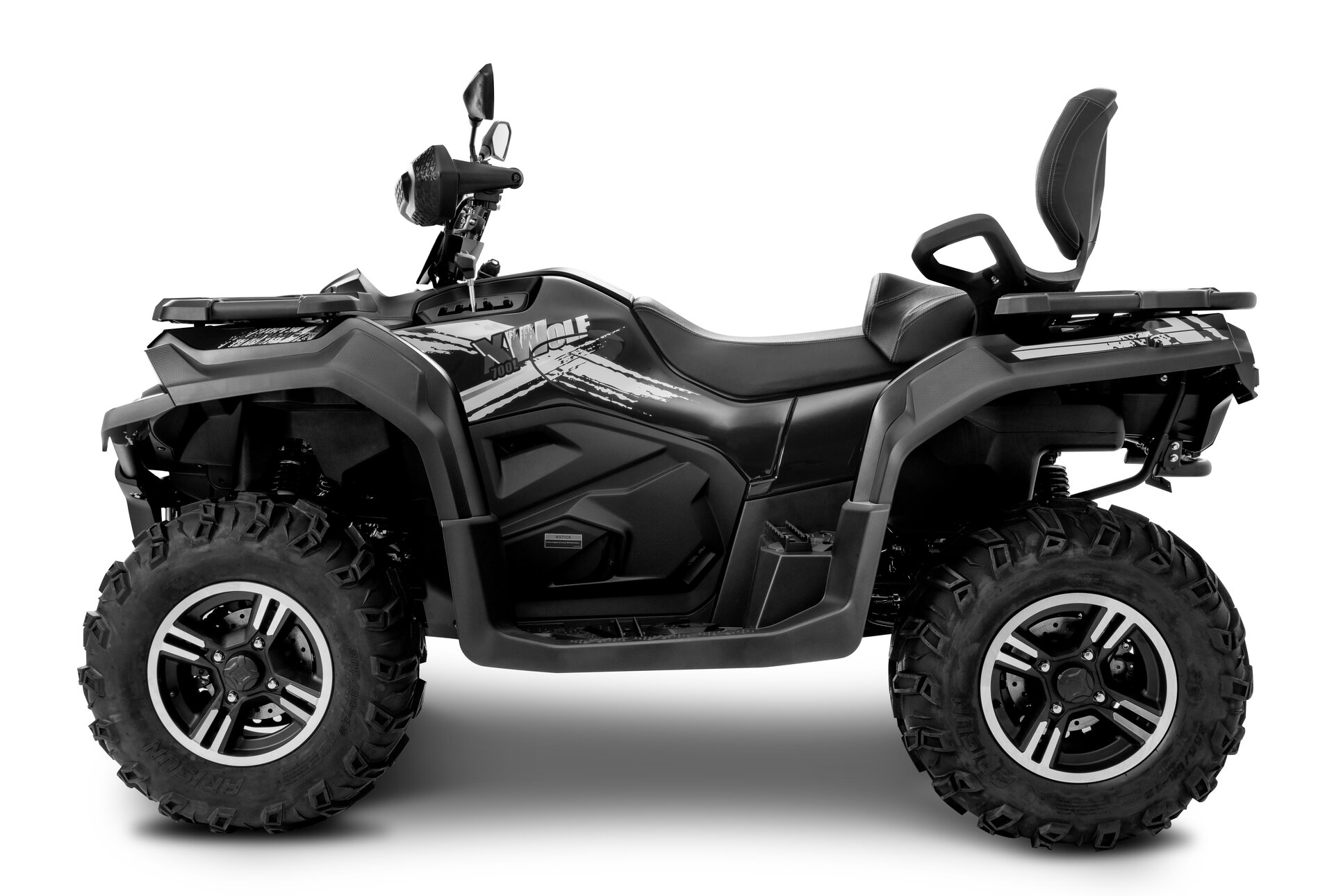 Loncin XWolf 700L (T3b) Schwarz – Seitenansicht links | Loncin ATV bei Brunner ATV Nation Augsburg
