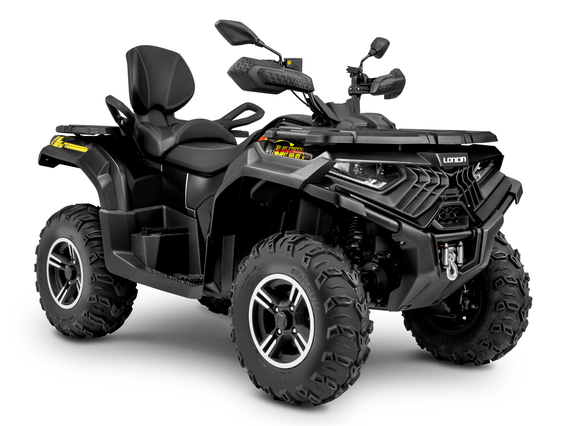 Loncin XWolf 700L (T3b) Schwarz – 3/4-Ansicht vorne rechts | Loncin ATV bei Brunner ATV Nation Augsburg