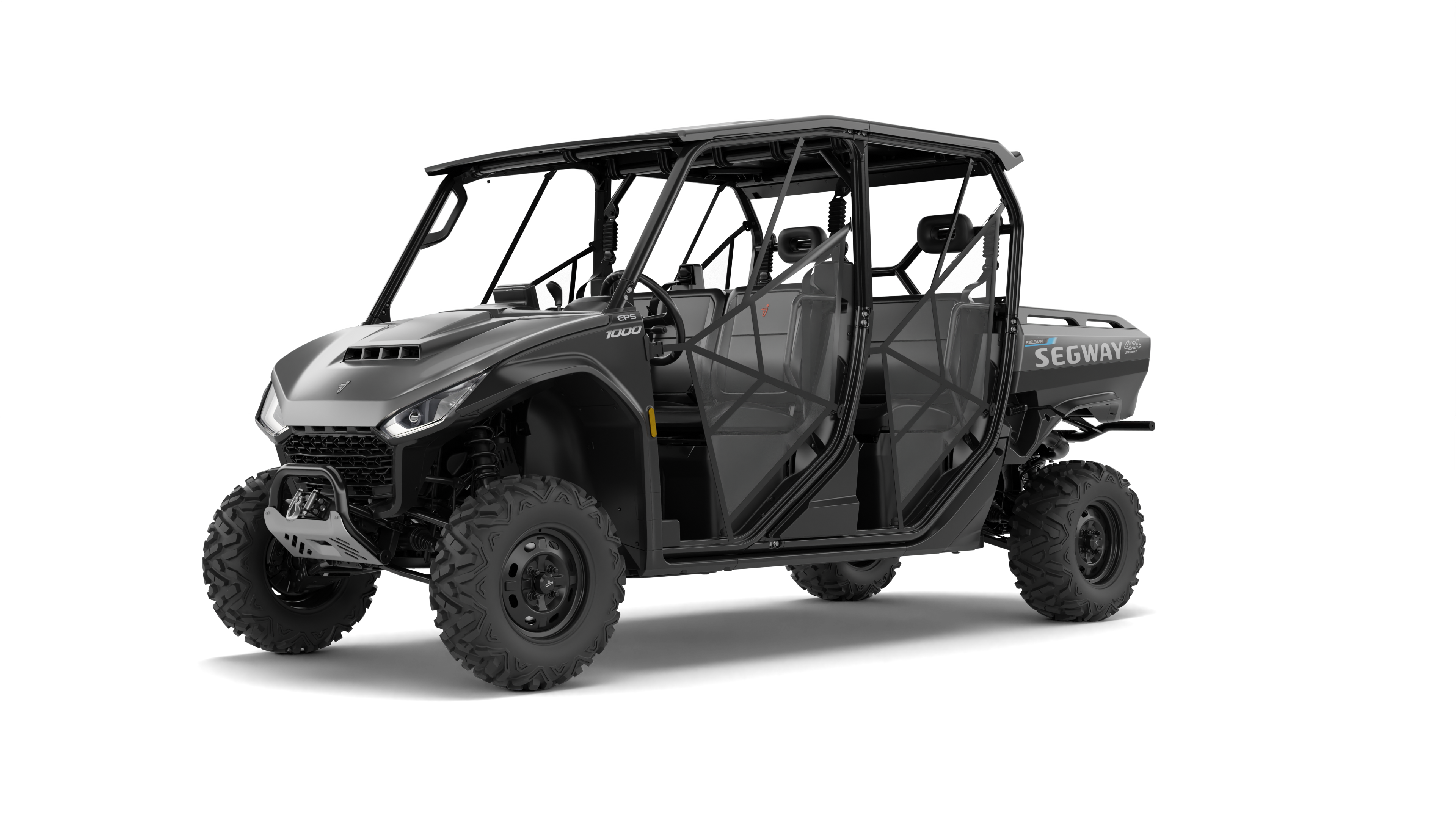 Segway Fugleman UT10E Crew 1000cc 4-Sitzer UTV Innovative Gray dreiviertel links — ATV Nation Brunner