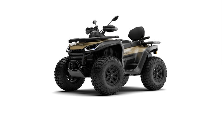 Segway Snarler AT10W DLX ABS 1000cc Wide-Track ATV Desert Yellow dreiviertel rechts — ATV Nation Brunner