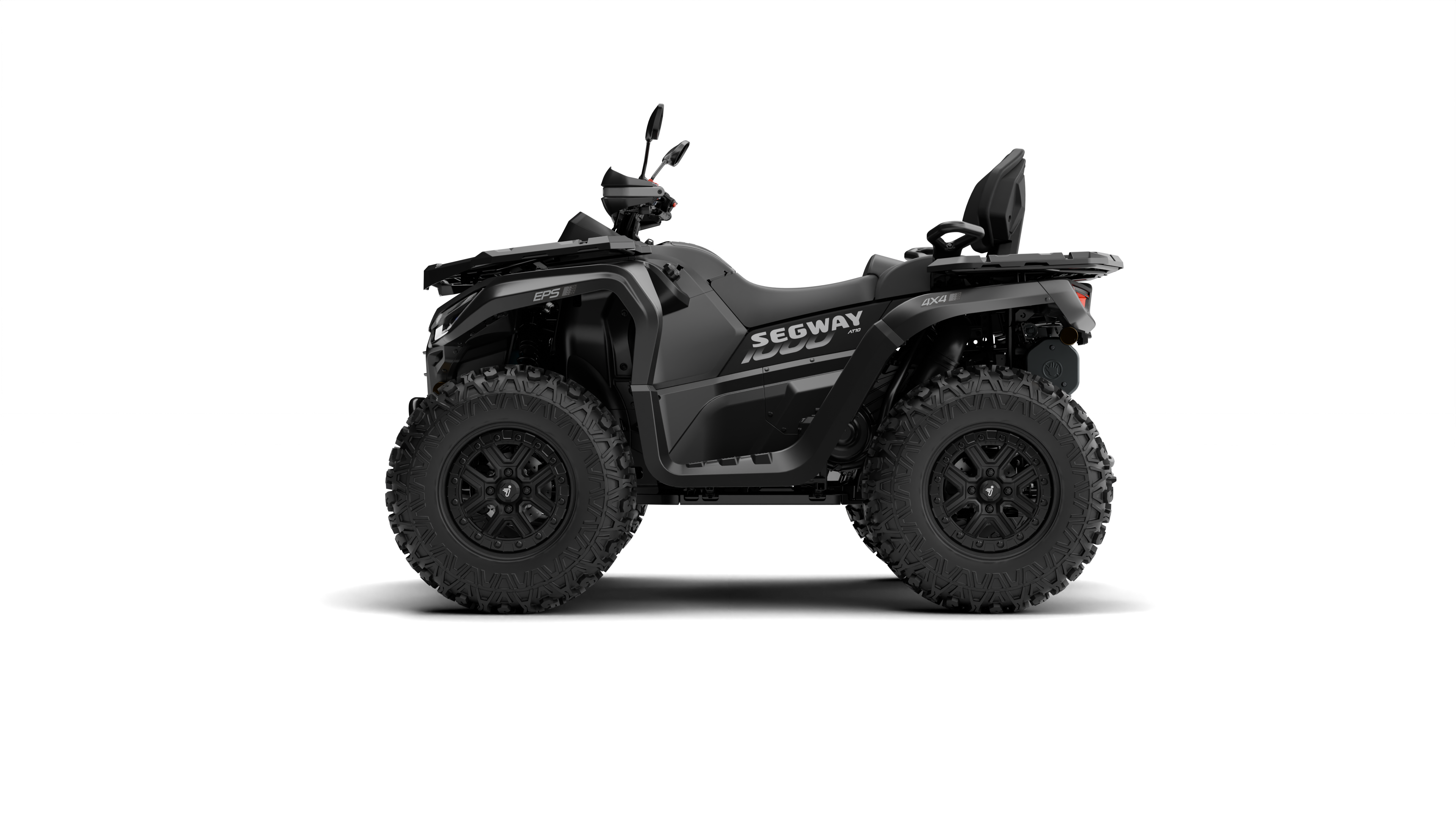 Segway Snarler AT10W DLX ABS 1000cc Wide-Track ATV Matt Black dreiviertel vorne — ATV Nation Brunner
