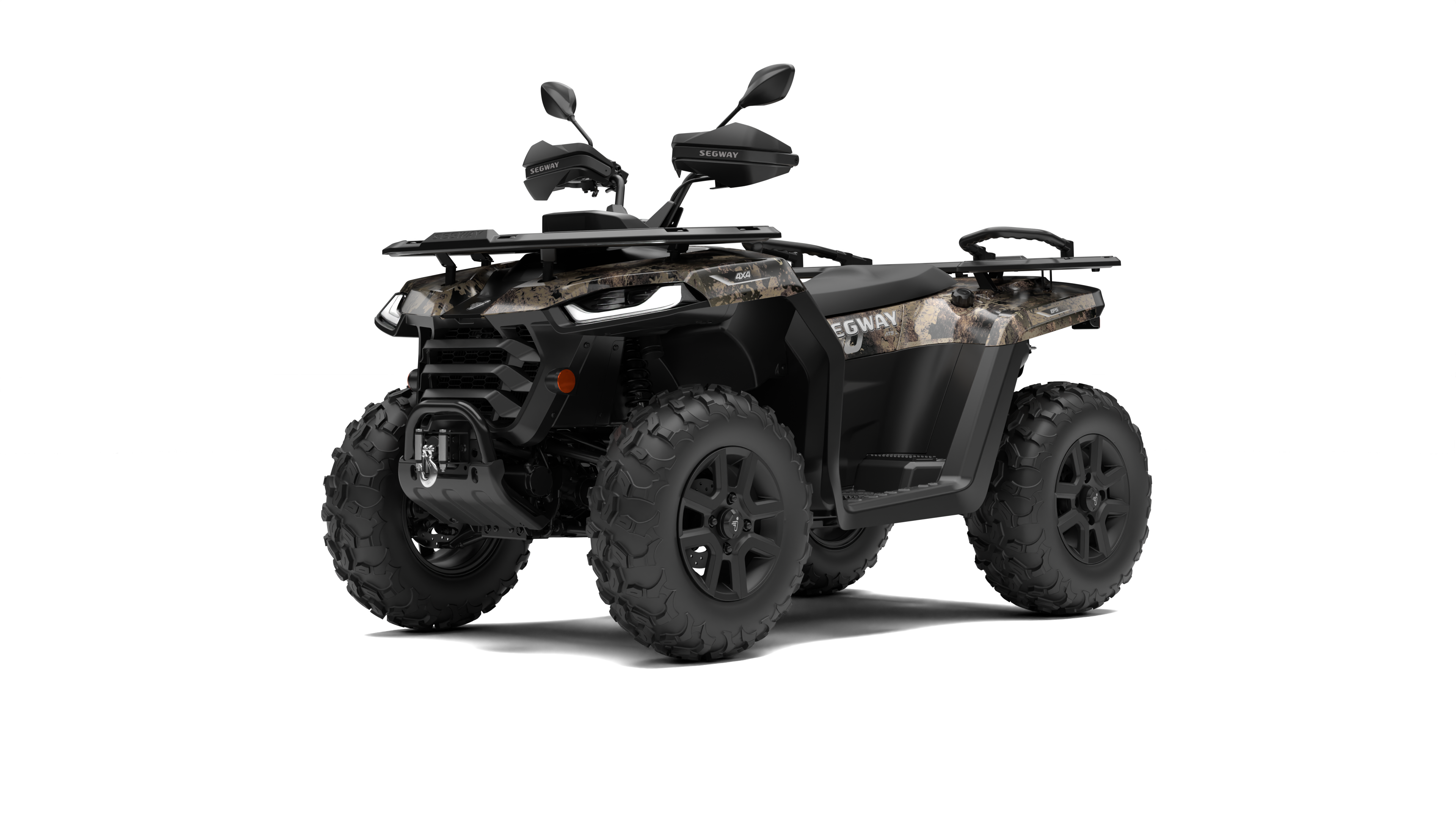 Segway Snarler AT5L DLX 500cc ATV Graphit Neongrün dreiviertel links — ATV Nation Brunner Jürgen