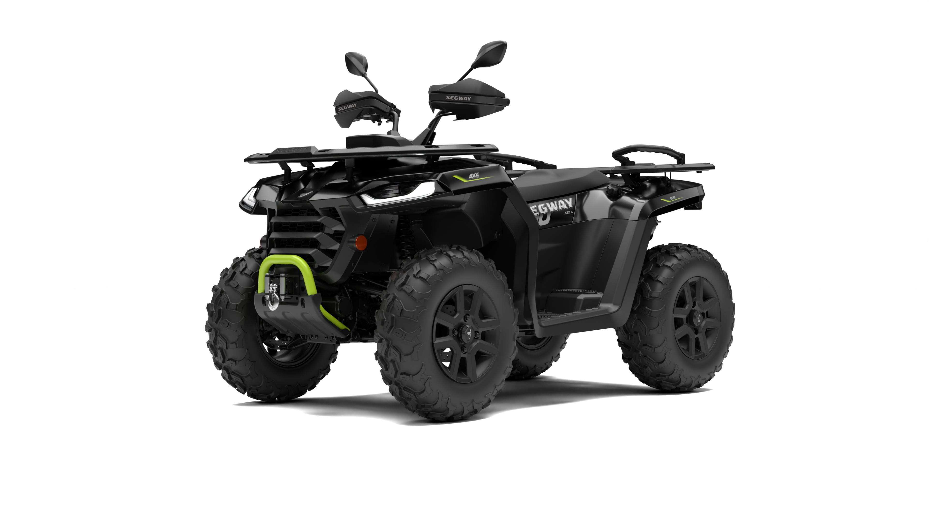 Segway Snarler AT5L DLX 500cc ATV Graphit Neongrün dreiviertel links — ATV Nation Brunner Jürgen