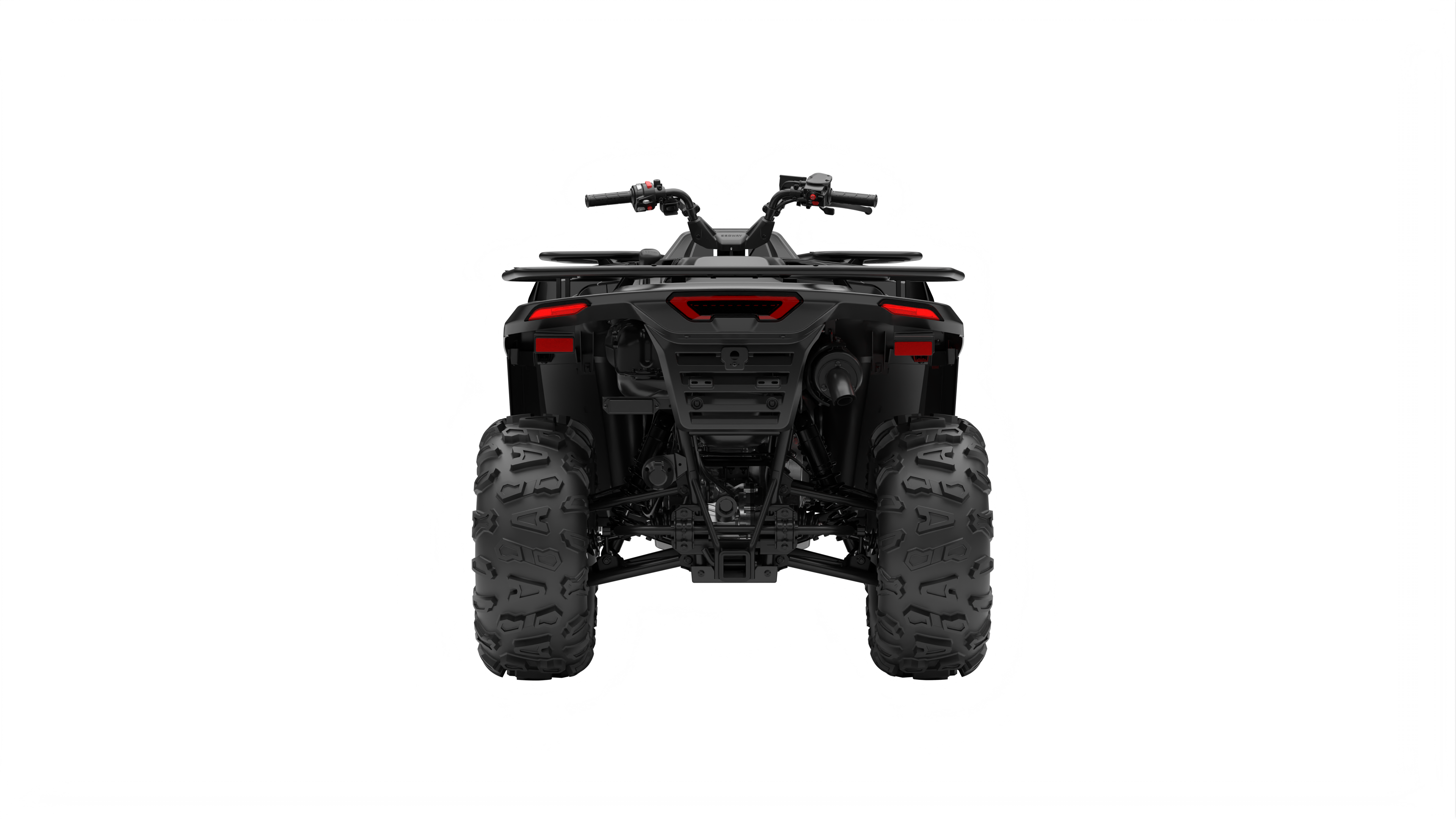 Segway Snarler AT5S One 500cc ATV Graphit Neongrün hinten — ATV Nation Brunner Jürgen