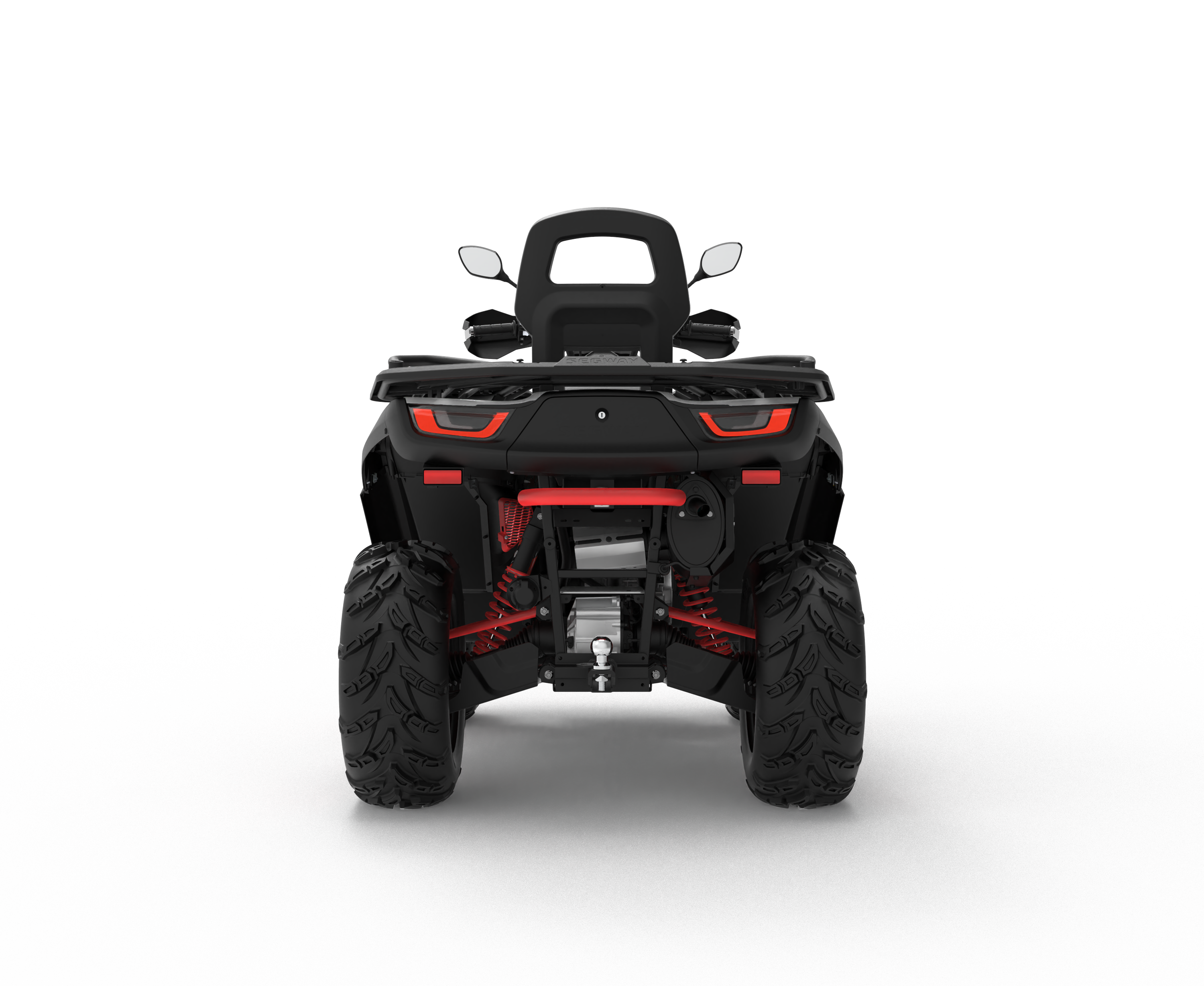 Segway Snarler AT6L DLX ABS 600cc ATV Tensive Red hinten — ATV Nation Brunner