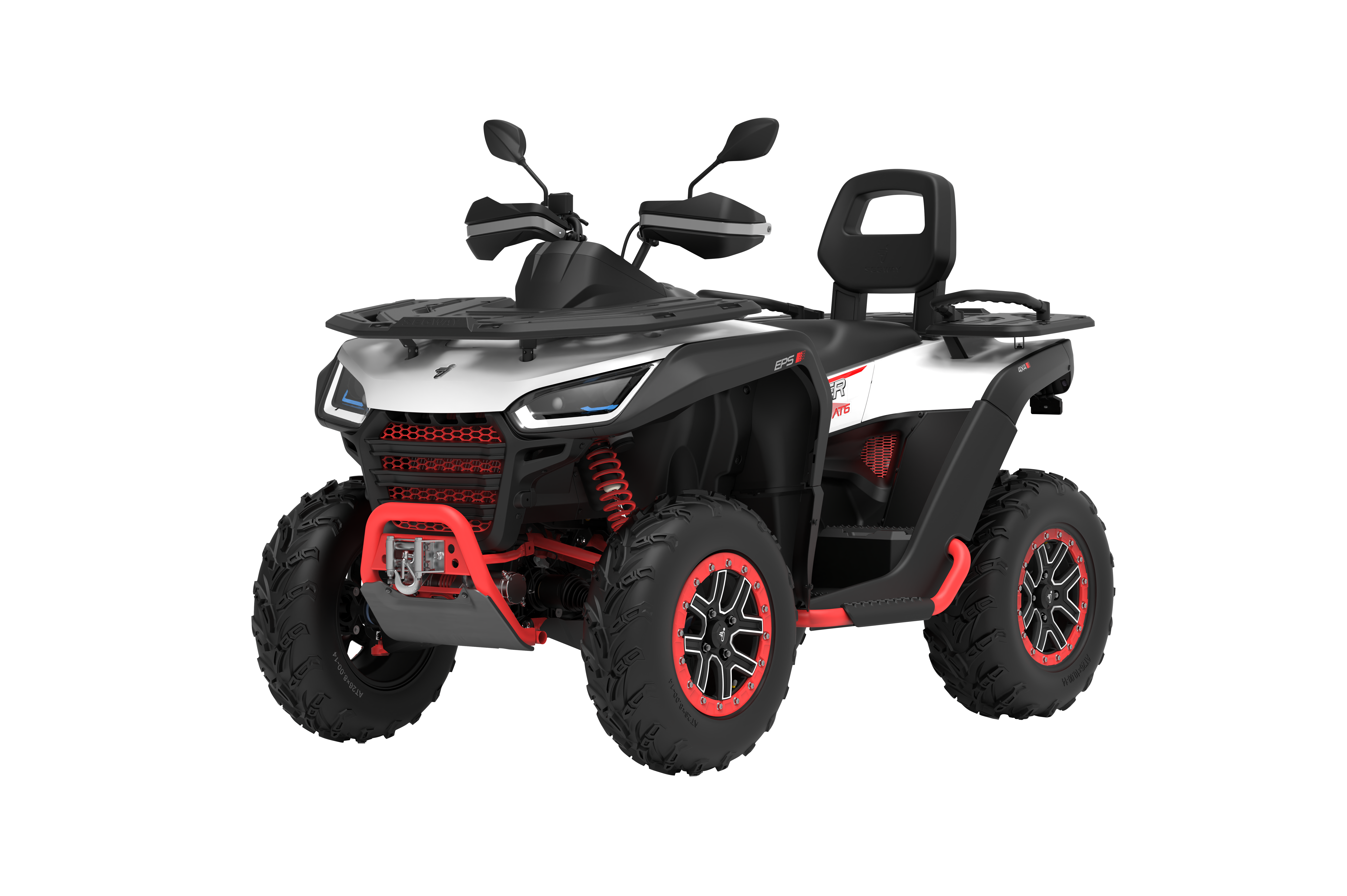 Segway Snarler AT6L DLX ABS 600cc ATV Tensive Red dreiviertel rechts — ATV Nation Brunner