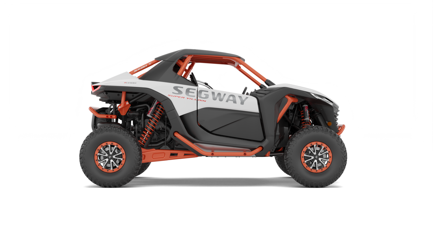 Segway Super Villain SX20T 2000cc Turbo Side-by-Side Schwarz Orange vorne — ATV Nation