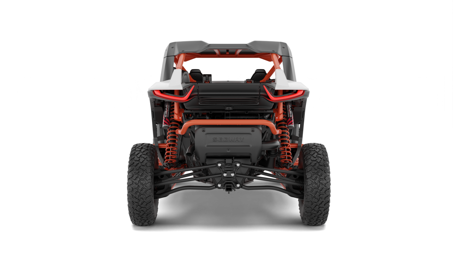 Segway Super Villain SX20T 2000cc Turbo Side-by-Side Silber Orange hinten — ATV Nation