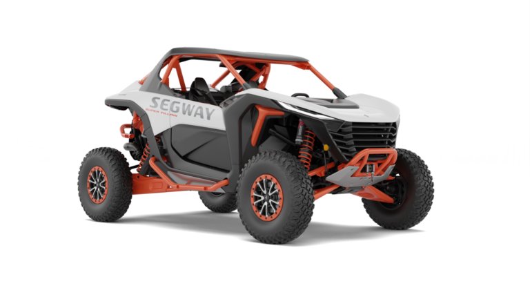 Segway Super Villain SX20T 2000cc Turbo Side-by-Side Silber Orange seite links — ATV Nation