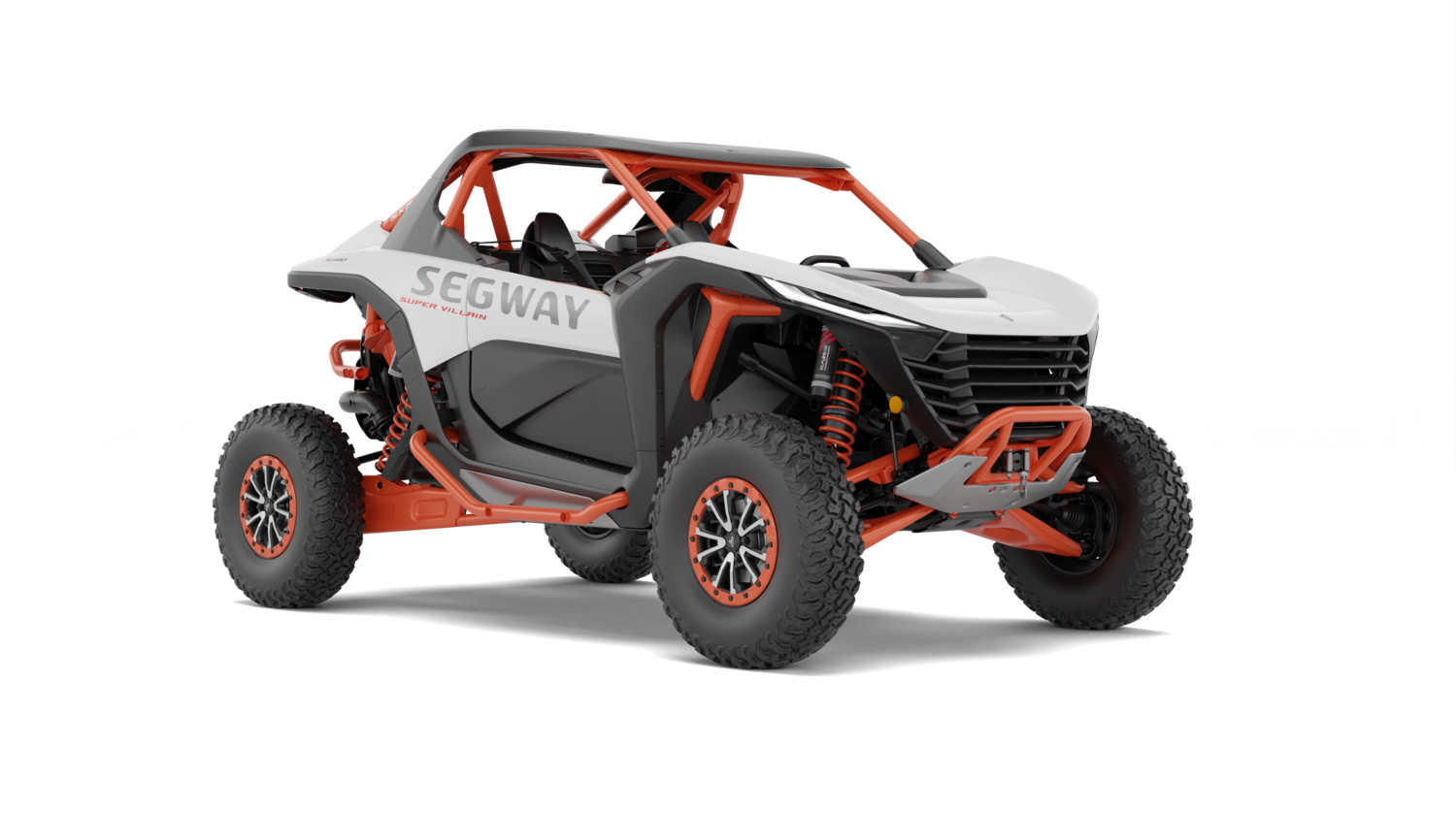 Segway Super Villain SX20T 2000cc Turbo Side-by-Side Silber Orange seite links — ATV Nation