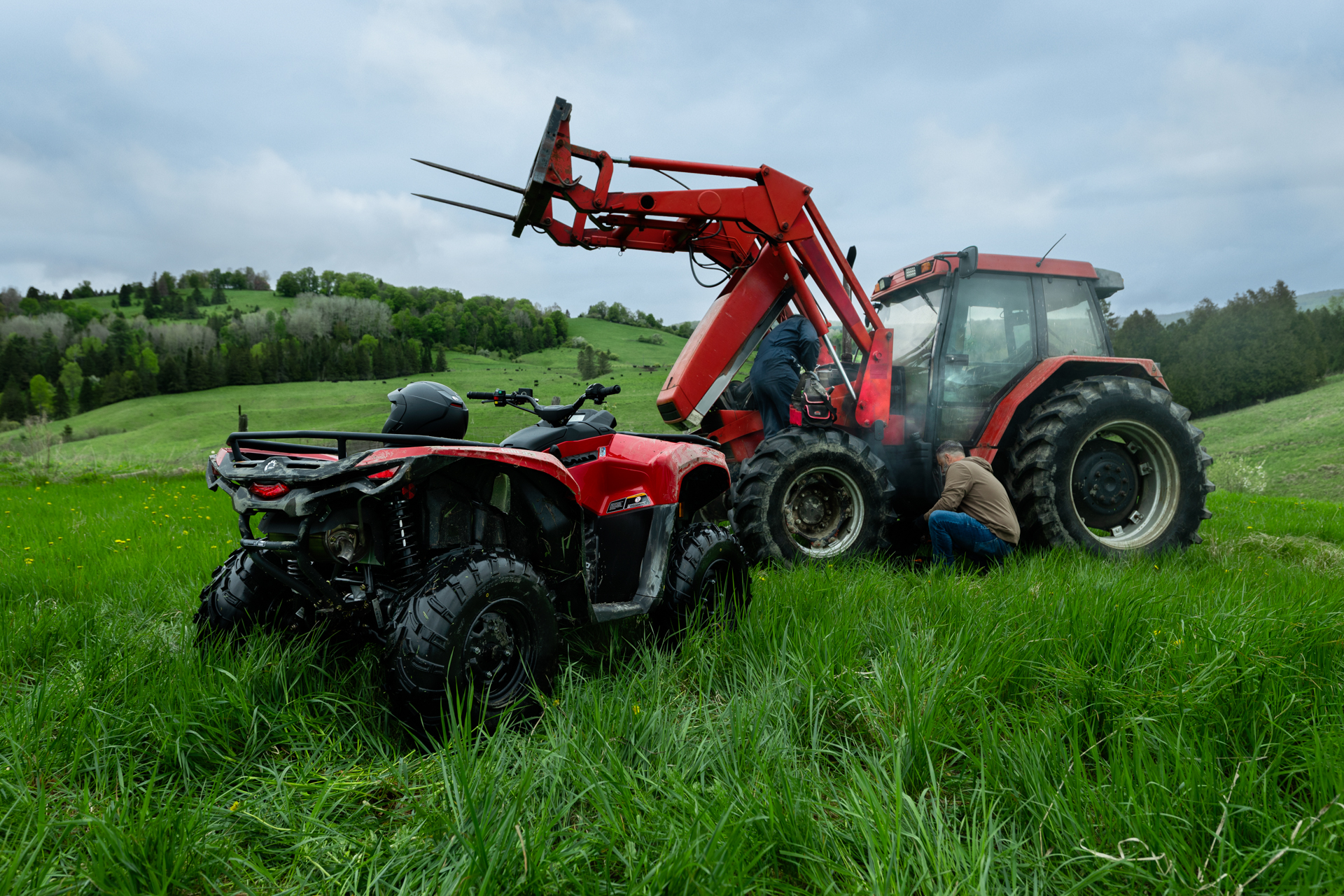 Can-Am Outlander DPS 500 T ABS im Einsatz — ATV von Can-Am bei Brunner ATV Nation Augsburg