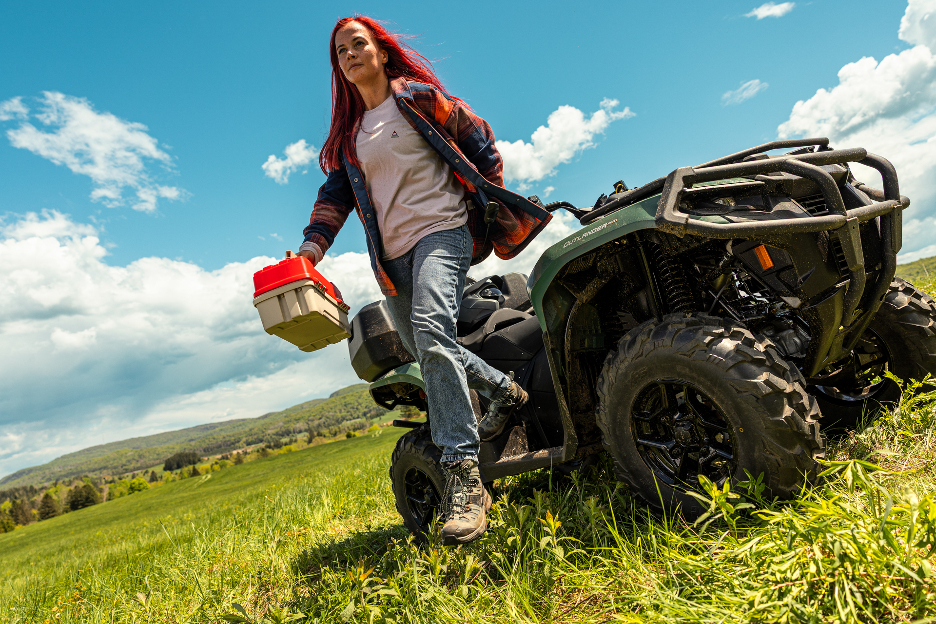 Can-Am Outlander PRO XU HD7 T im Einsatz — ATV von Can-Am bei Brunner ATV Nation Augsburg
